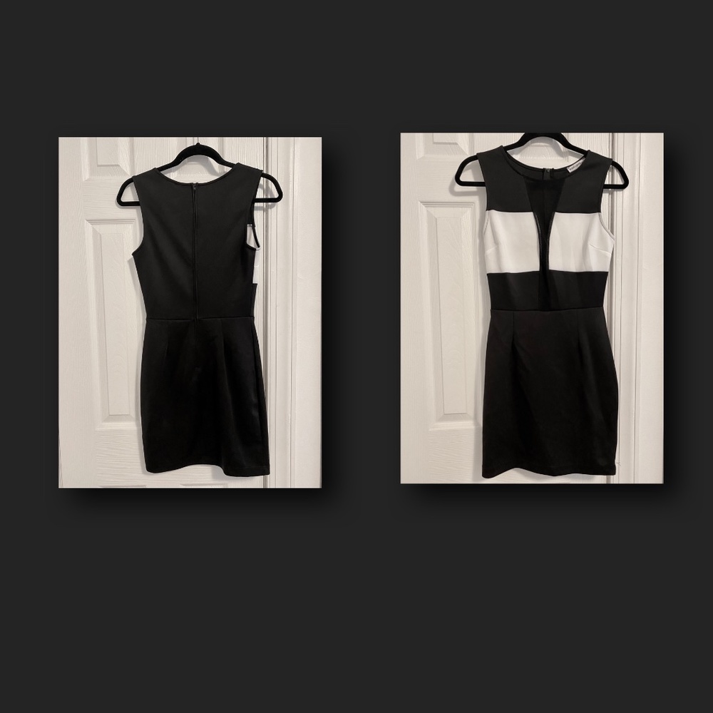 Black and White Bodycon dress